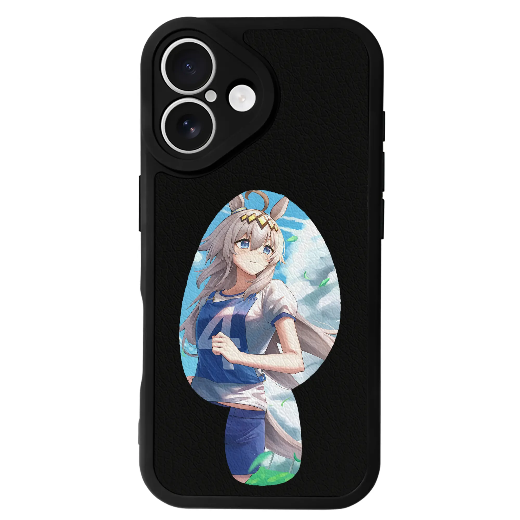 ウマ娘 プリティーダービー グッズ オグリキャップ - IPhone 16シリーズ対応 ・ シリコンスマホケース ・ レザー調 ・ 高精度フィット ・ 耐衝撃 ・ ワイヤレス充電対応 ・ 精密カット